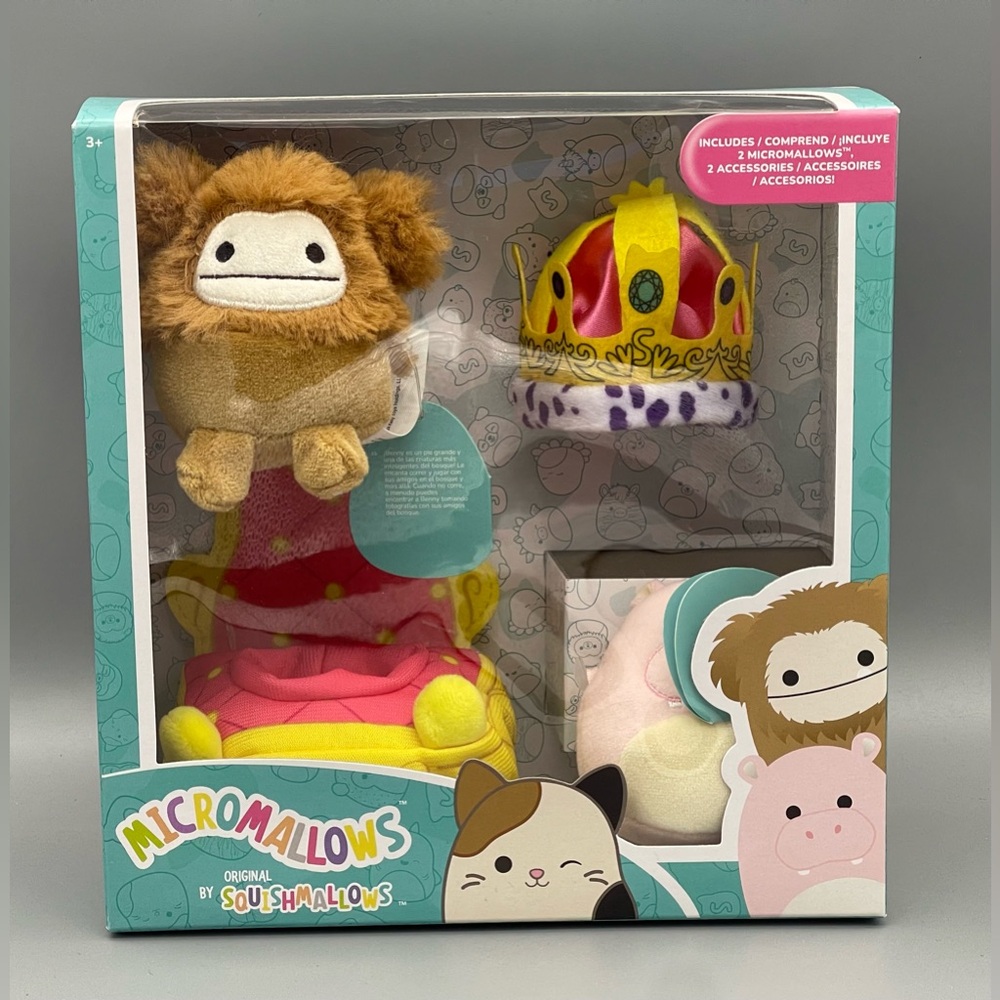 Squishmallows Micromallows Accessory Set Royal Parade Stuffed Animals NEW